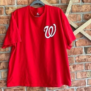 BRYCE HARPER Nationals Red SS Tee - Size 2XL MLB